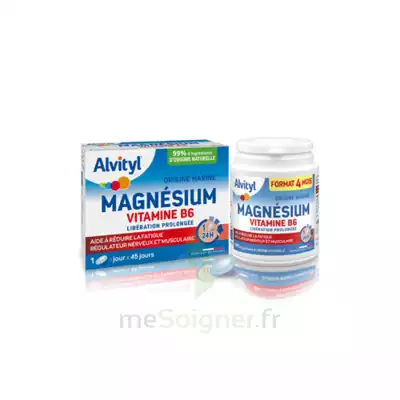 Alvityl Magnésium Vitamine B6 Libération Prolongée Comprimés Lp B/45 à BRETEUIL